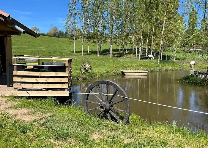 Cabane Au Bord D\'Un Etang